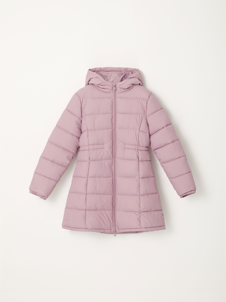 Стеганое пальто  для девочек (фиолетовый, 152/ 12-13 YEARS) от Sela