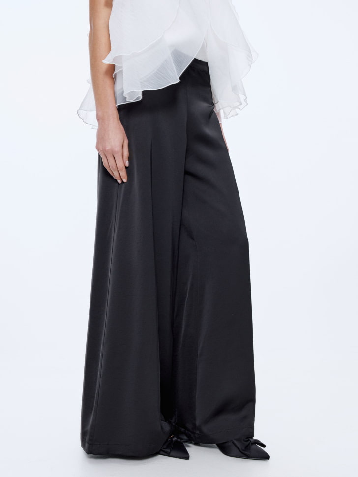 атласные широкие брюки 4610517073891 в интернет магазине