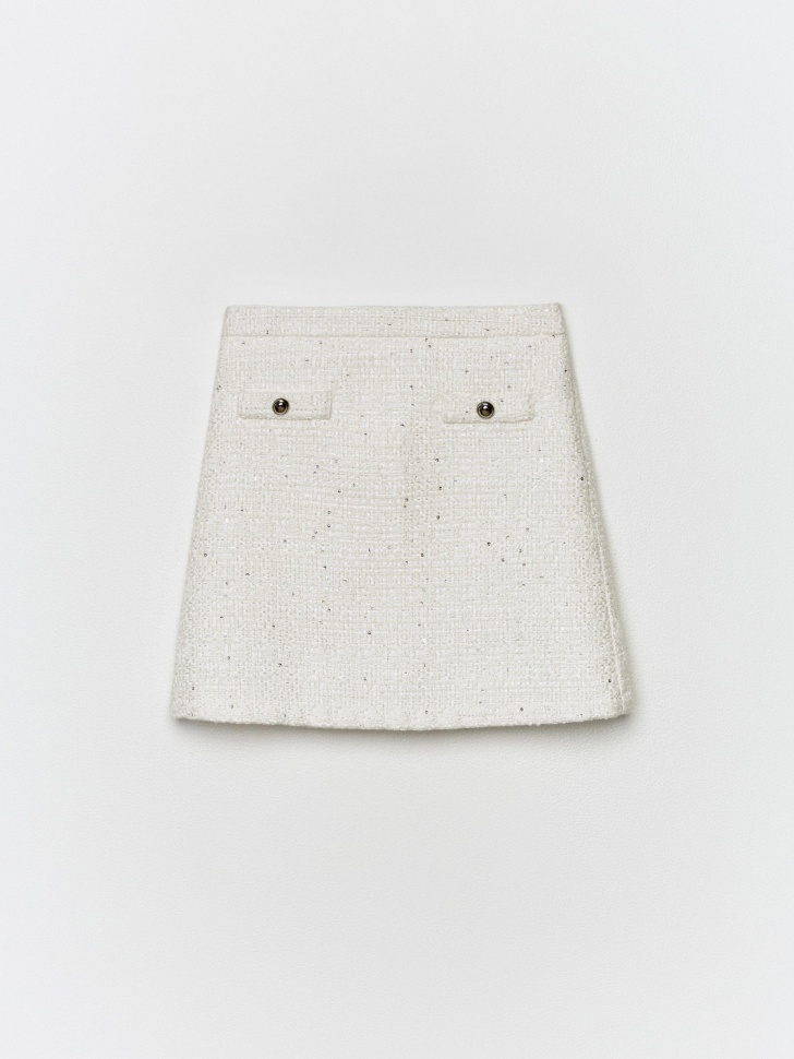 короткая твидовая юбка для девочек 4610517018144 фотография