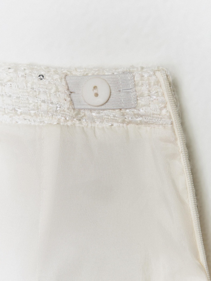 короткая твидовая юбка для девочек 4610517018144 с промокодом