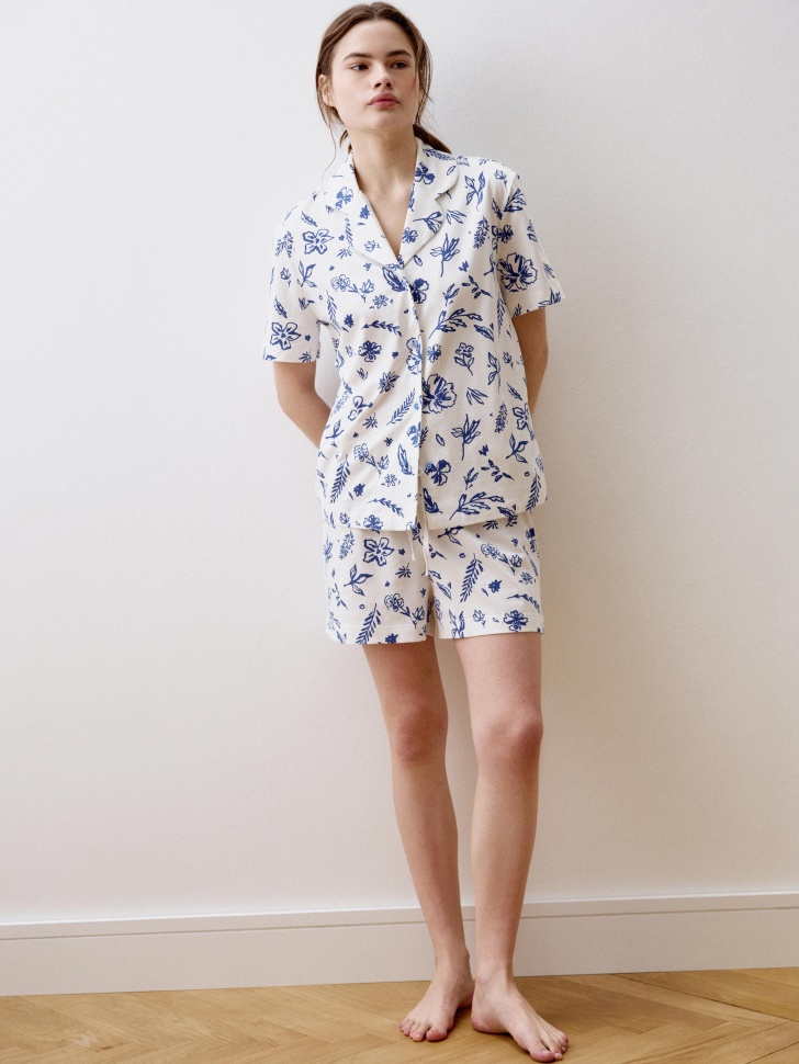 трикотажная пижама с принтом 4610517004956 фотография