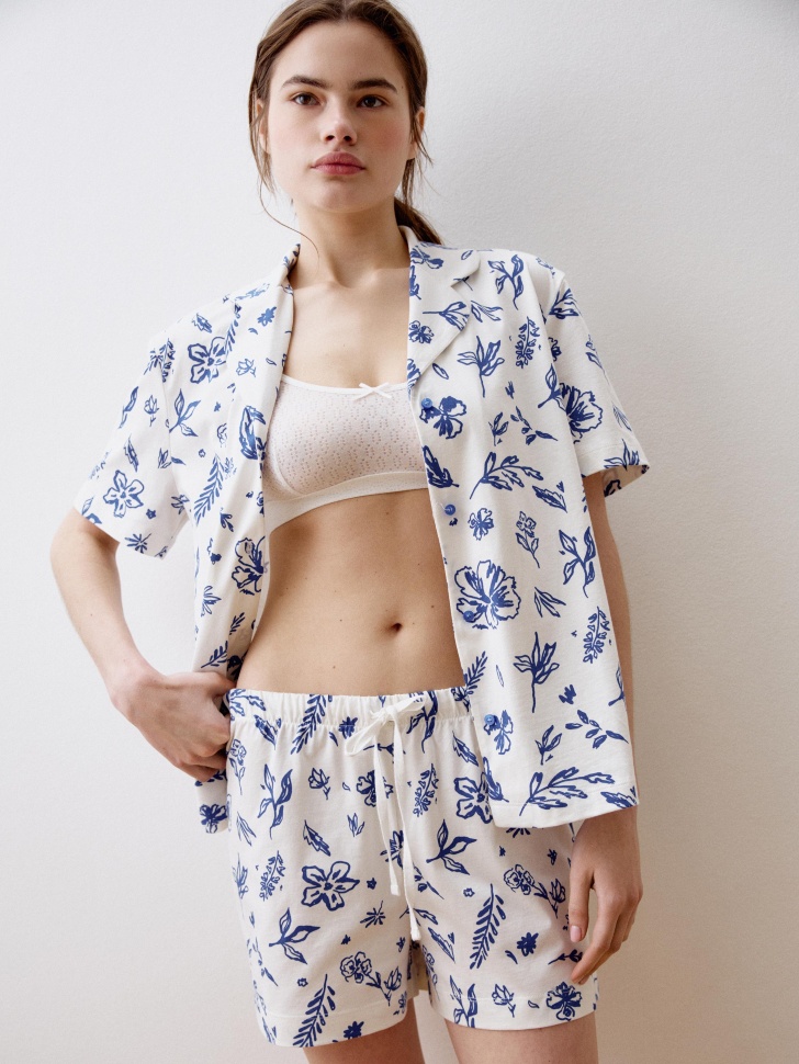 трикотажная пижама с принтом 4610517004956 купить с доставкой