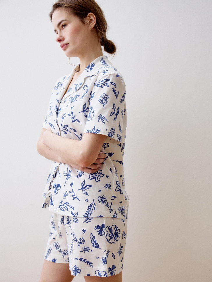 трикотажная пижама с принтом 4610517004956 по низкой цене