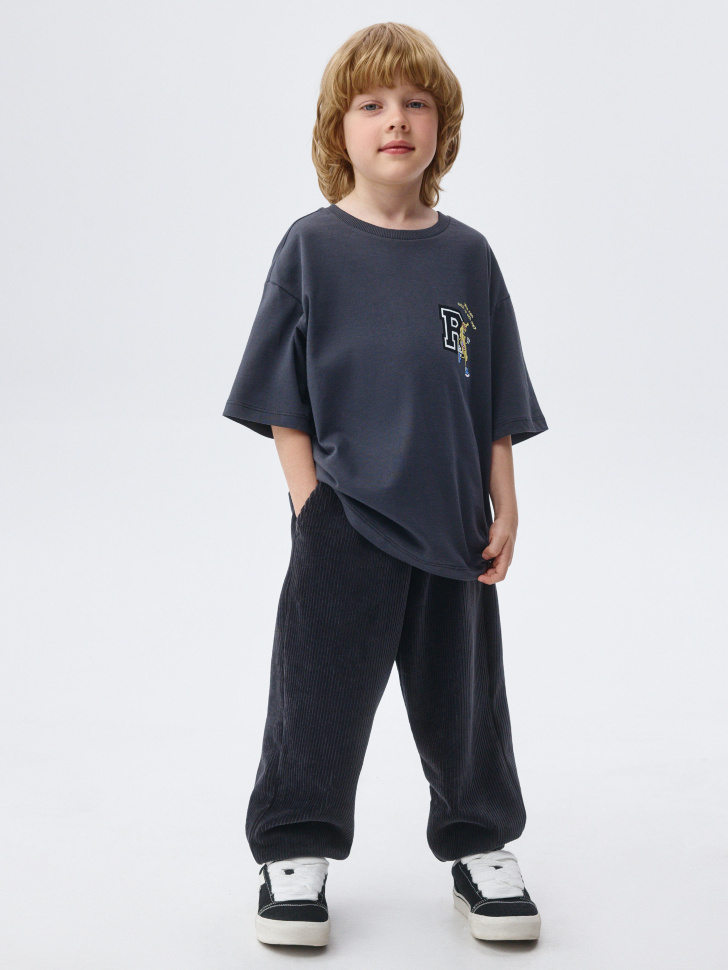 футболка оверсайз с принтом для мальчиков 4680798427744 по акции