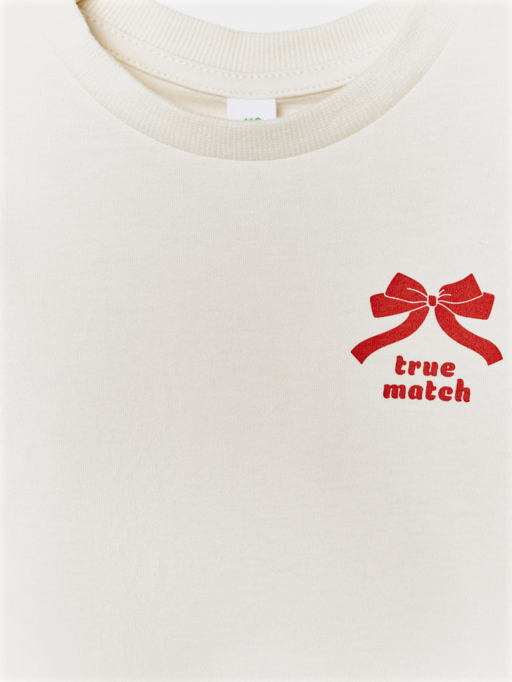 футболка с рукавами-фонариками для девочек 4610517215697 в интернет магазине