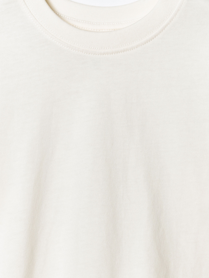 базовый лонгслив оверсайз детский из россии вид сбоку