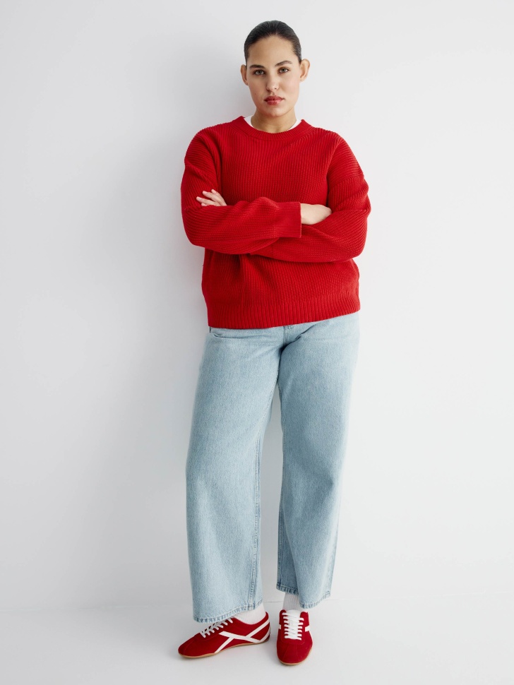 Широкие джинсы с высокой посадкой 3999₽