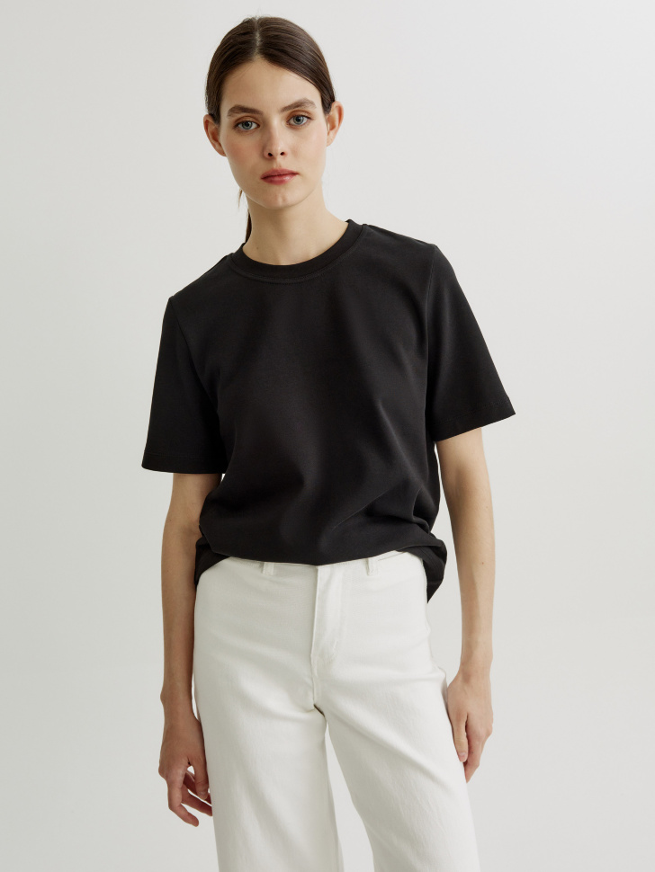 Базовая футболка SELA, черный, арт. 41706