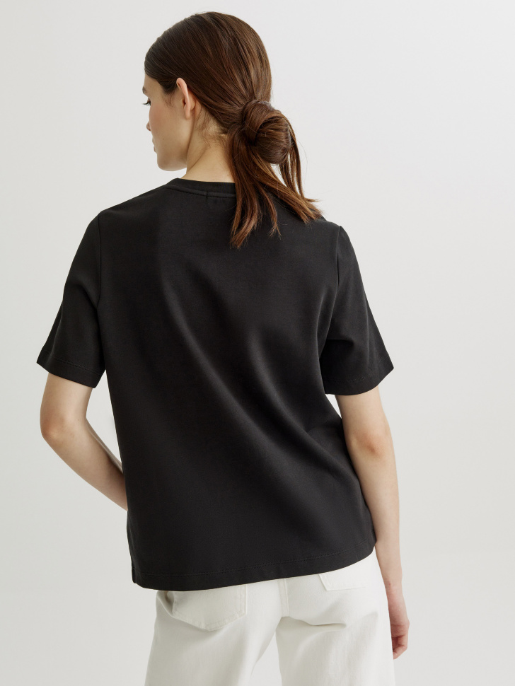 базовая футболка из интерлока по цене 799 руб вид справа