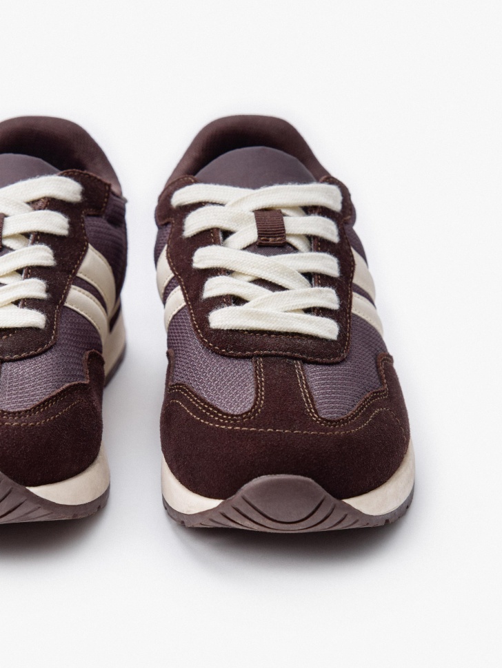 Комбинированные кеды Sela, коричневый, арт. 40806