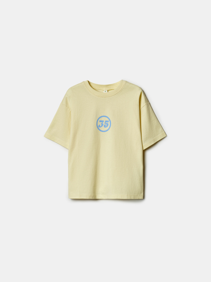 Футболка оверсайз Sela для мальчиков, желтый, арт. 42203