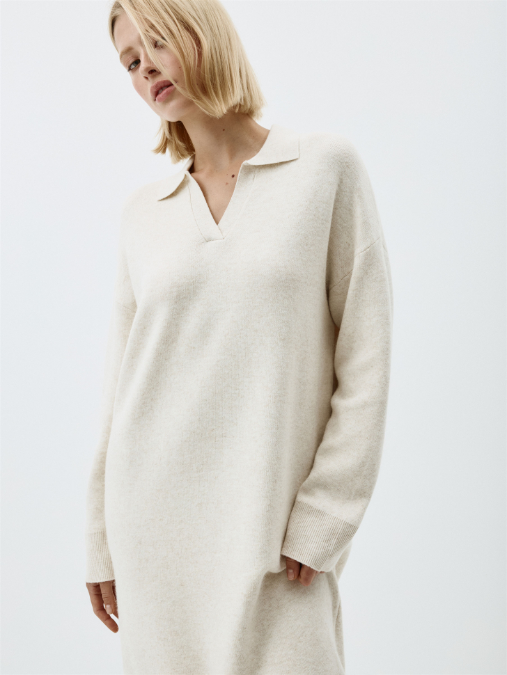 

Вязаное платье с содержанием ангоры