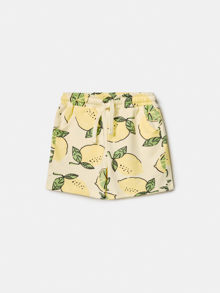 Трикотажные шорты SELA с принтом Лимоны, разноцветный, арт. 45421