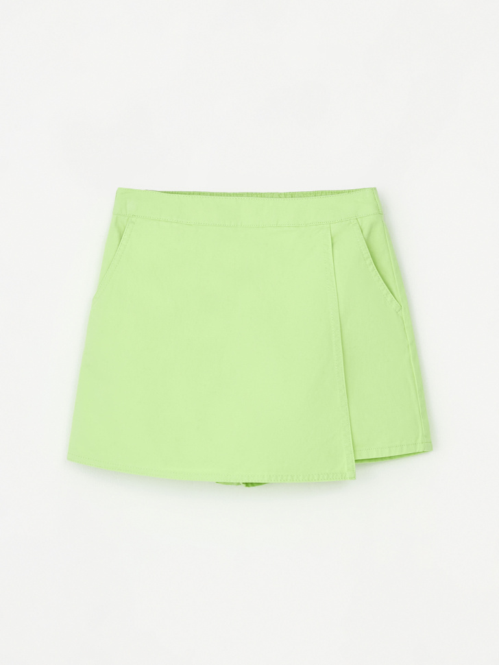 Юбка-шорты для девочек (зеленый, 158) sela 4680168540899 - фото 3