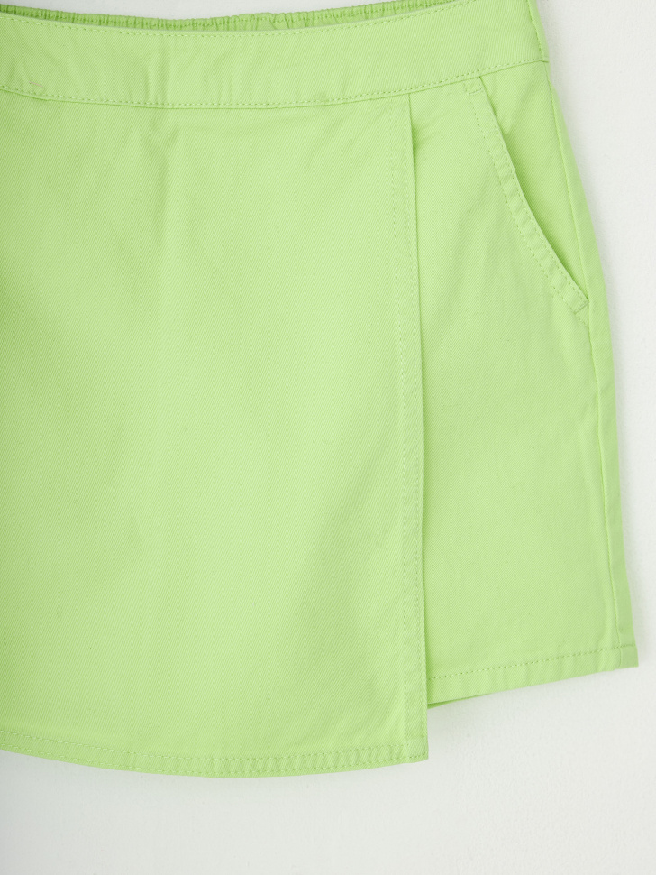 Юбка-шорты для девочек (зеленый, 158) sela 4680168540899 - фото 5