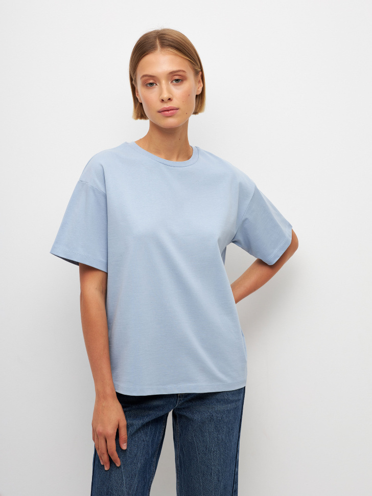 

Футболка KATE OVERSIZE FIT, Голубой
