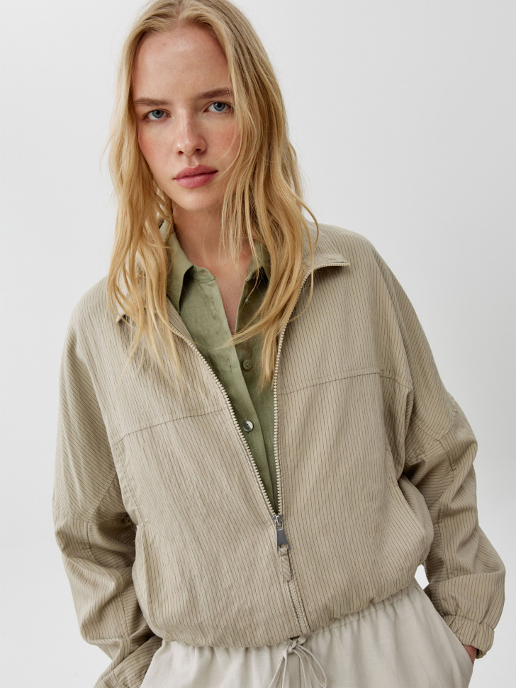 Укороченная куртка Sela, бежевый, арт. 52183