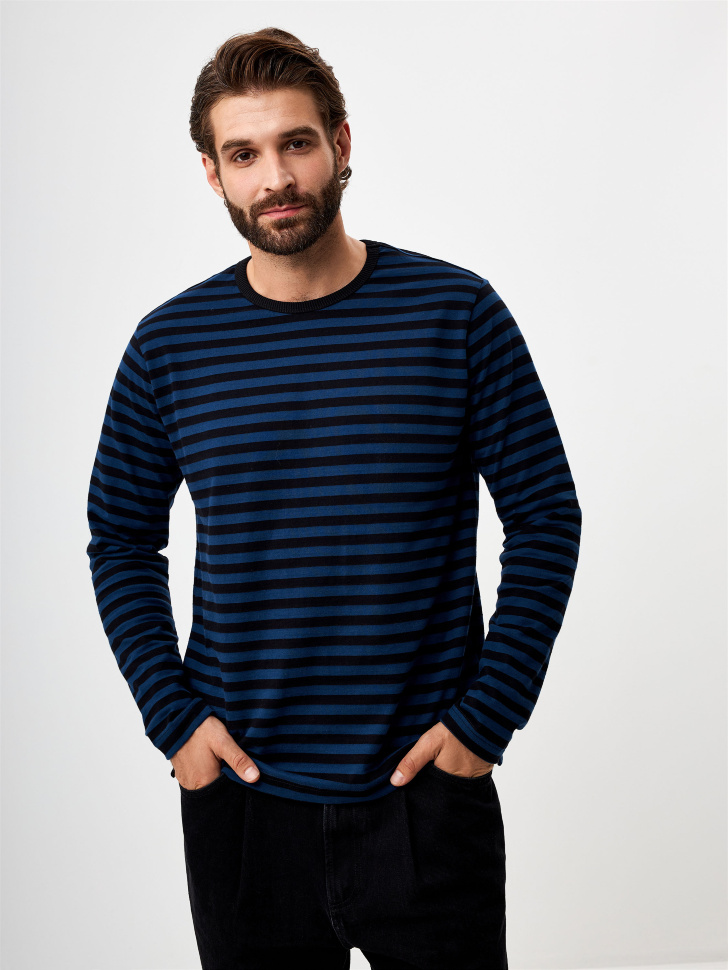 

Лонгслив REGULAR FIT в полоску