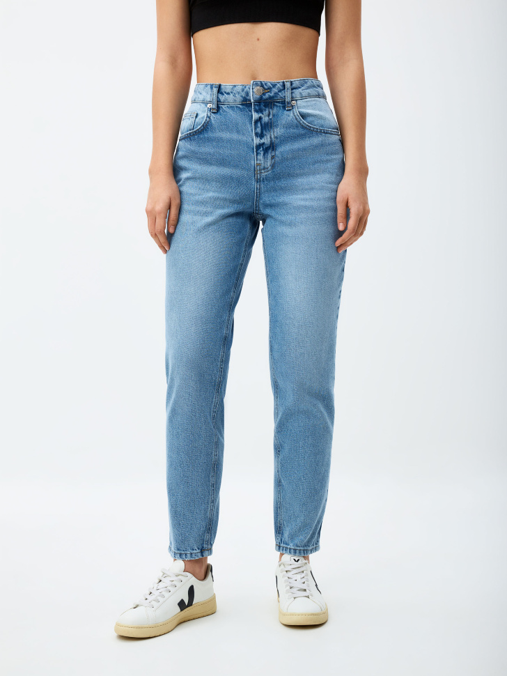 Джинсы 404 MOM FIT из органического хлопка. Фото №2