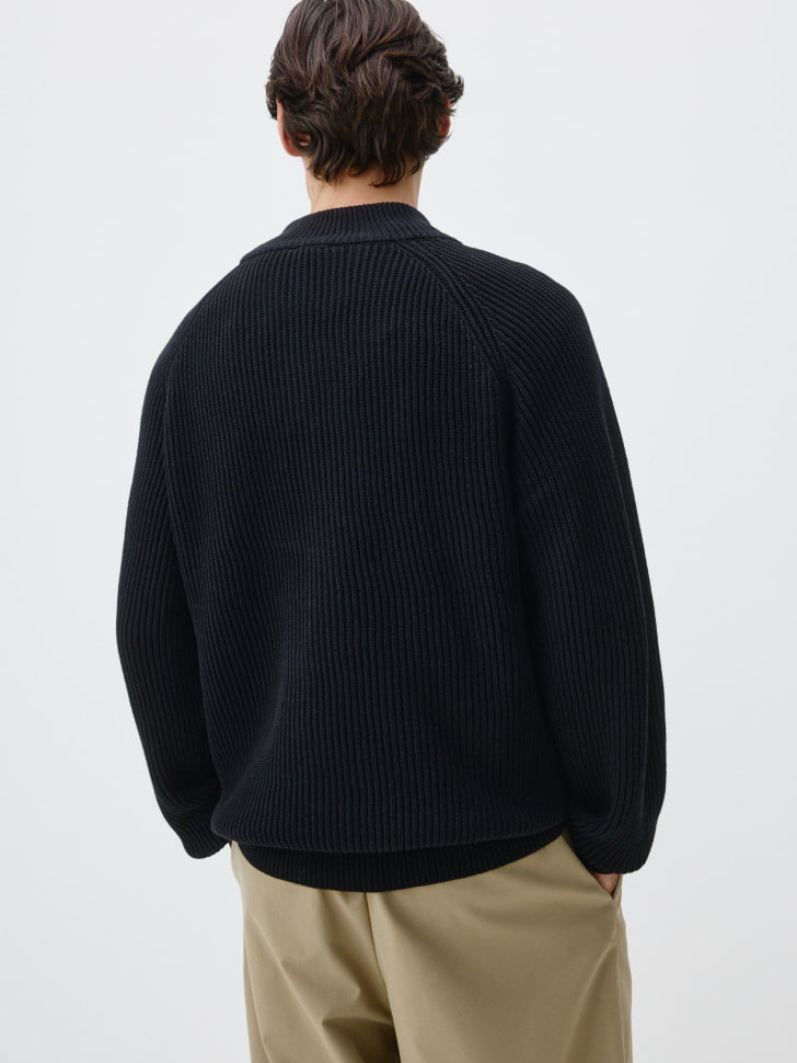 вязаный джемпер на молнии 4680704281835 купить с доставкой