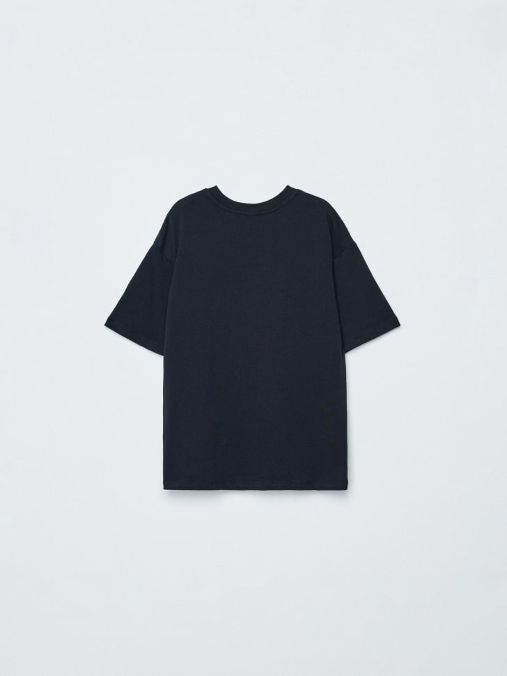 футболка оверсайз со стразами для девочек 4680798786094 в интернет магазине