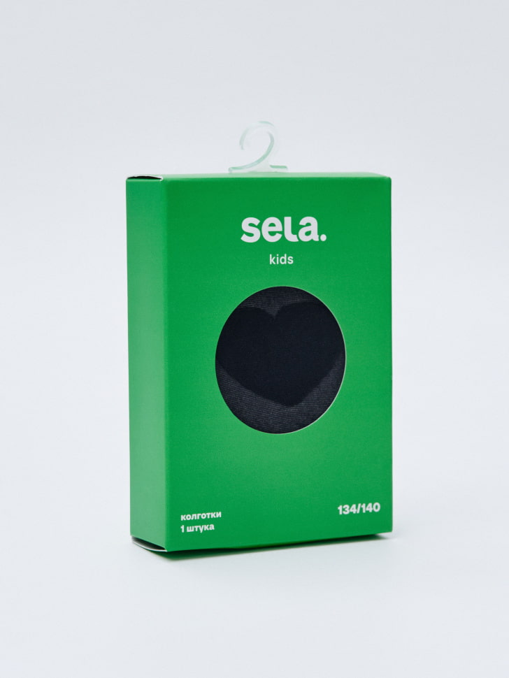 капроновые колготки с сердечками для девочек 4610517164476 фотография