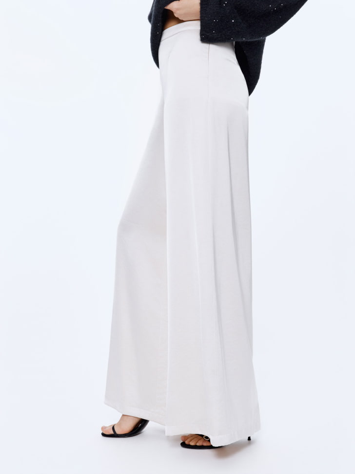 атласные широкие брюки 4610517073907 в интернет магазине