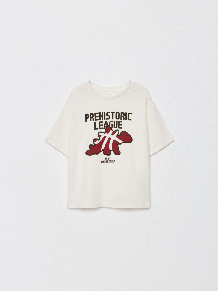 футболка оверсайз с принтом для мальчиков 4680798427799 с промокодом