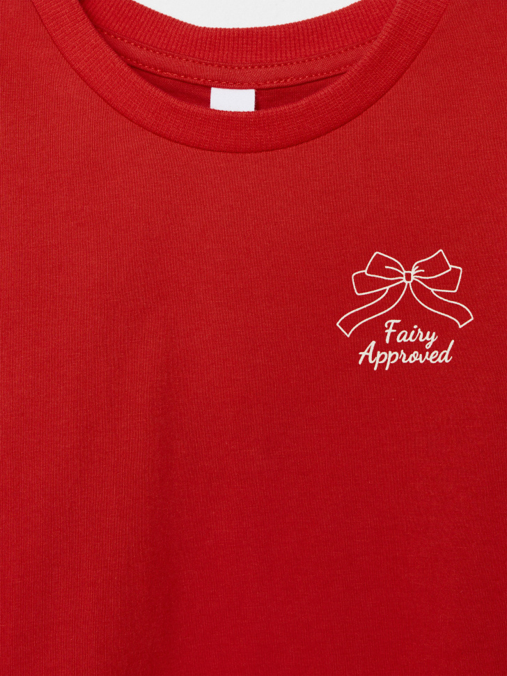 футболка с рукавами-фонариками для девочек 4610517215789 в интернет магазине