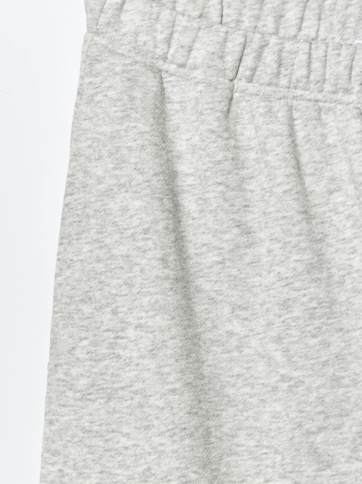 брюки из футера из футера спереди