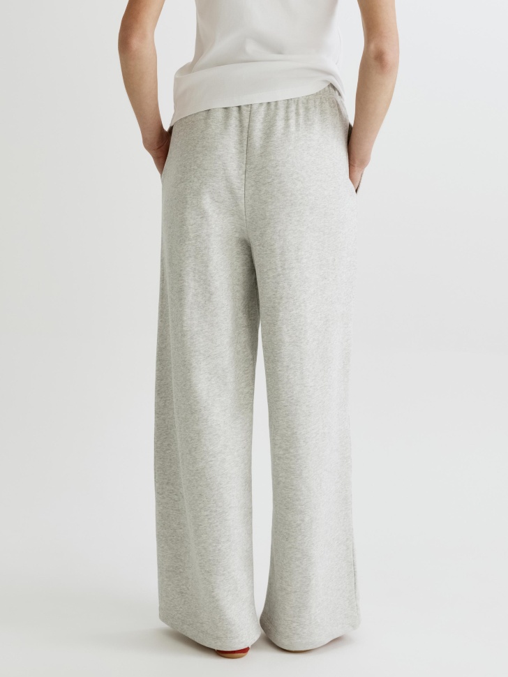 брюки из футера из россии вид сбоку