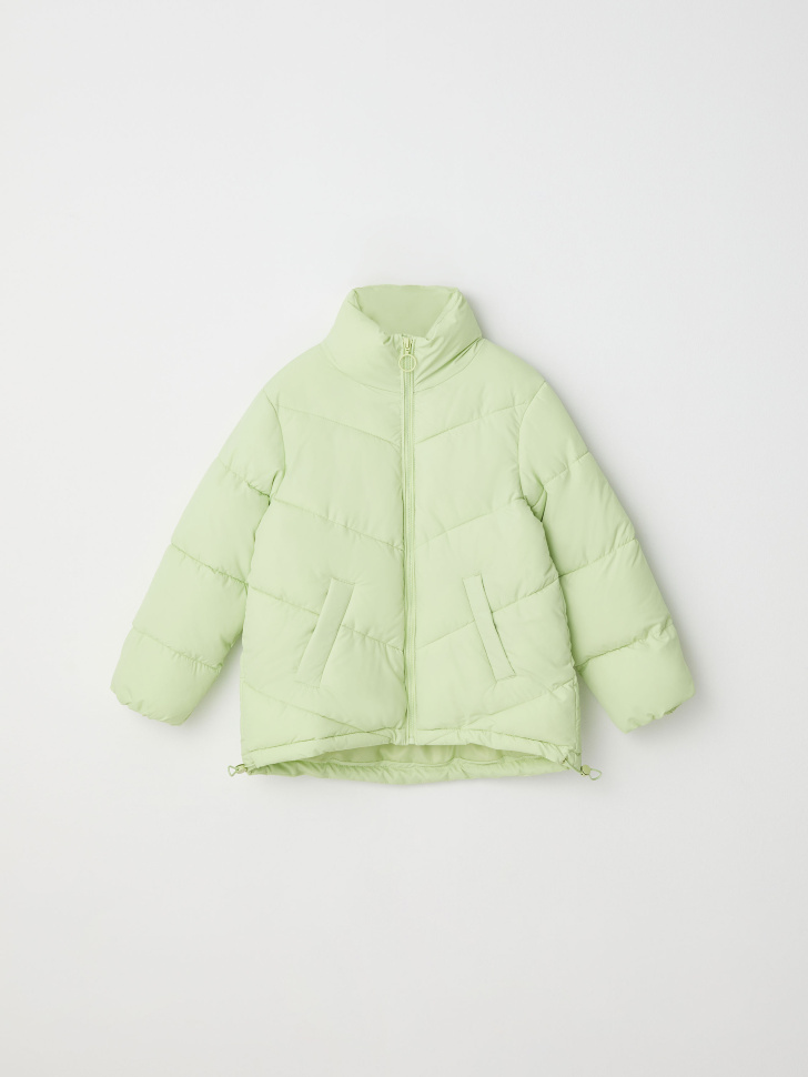 Стеганая куртка для девочек (зеленый, 146/ 11-12 YEARS) от Sela