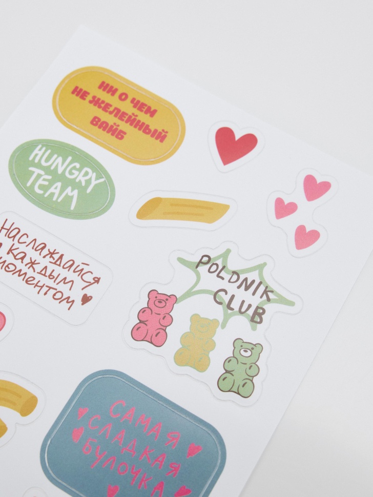набор наклеек детский от бренда sela вид слева