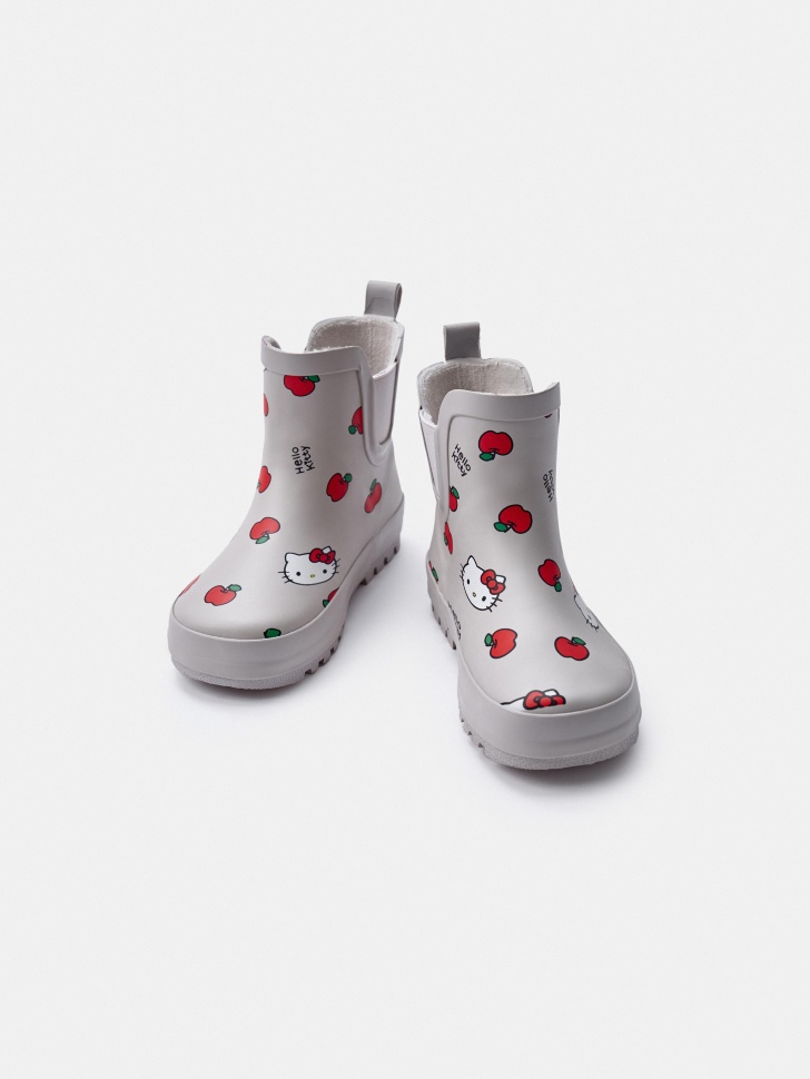 Резиновые ботинки Hello Kitty, серый, арт. 41703