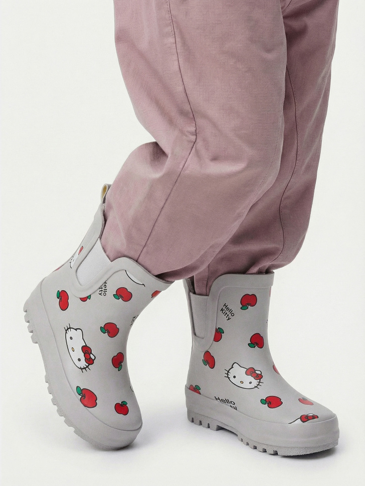 

Резиновые ботинки c принтом Hello Kitty для девочек, SL5808195201