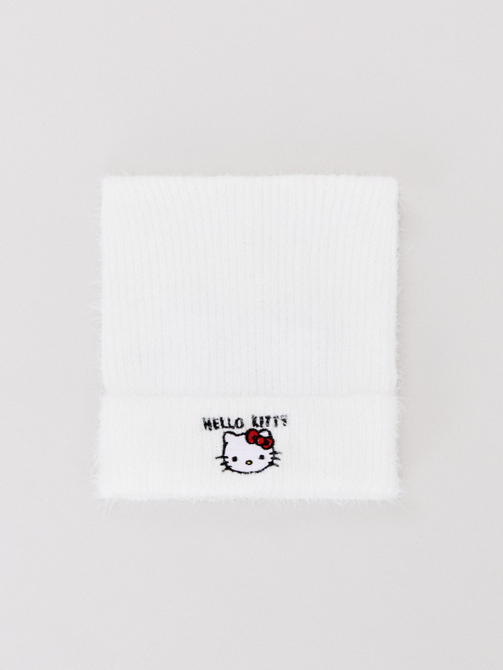 

Шапка-бини с вышивкой Hello Kitty для девочек