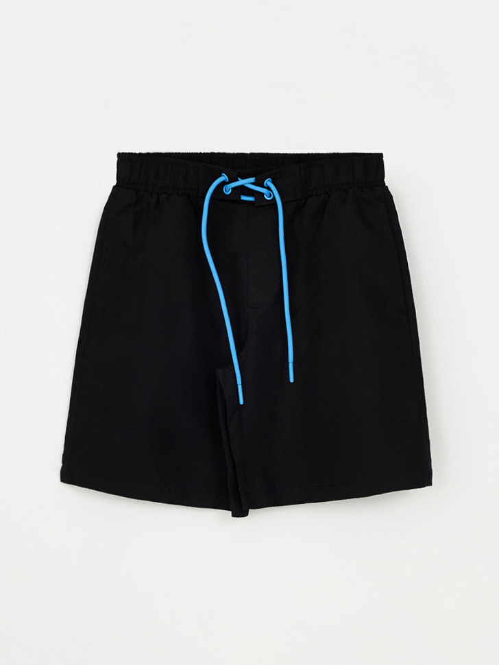 Пляжные шорты для мальчиков (черный, 158-164) sela 4680168502262
