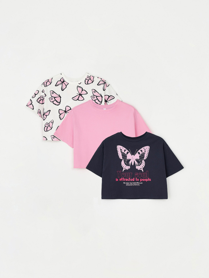 

Набор из 3 футболок для девочек