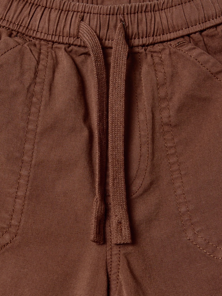 удлиненные шорты из хлопка для мальчиков по цене 1599 руб вид справа