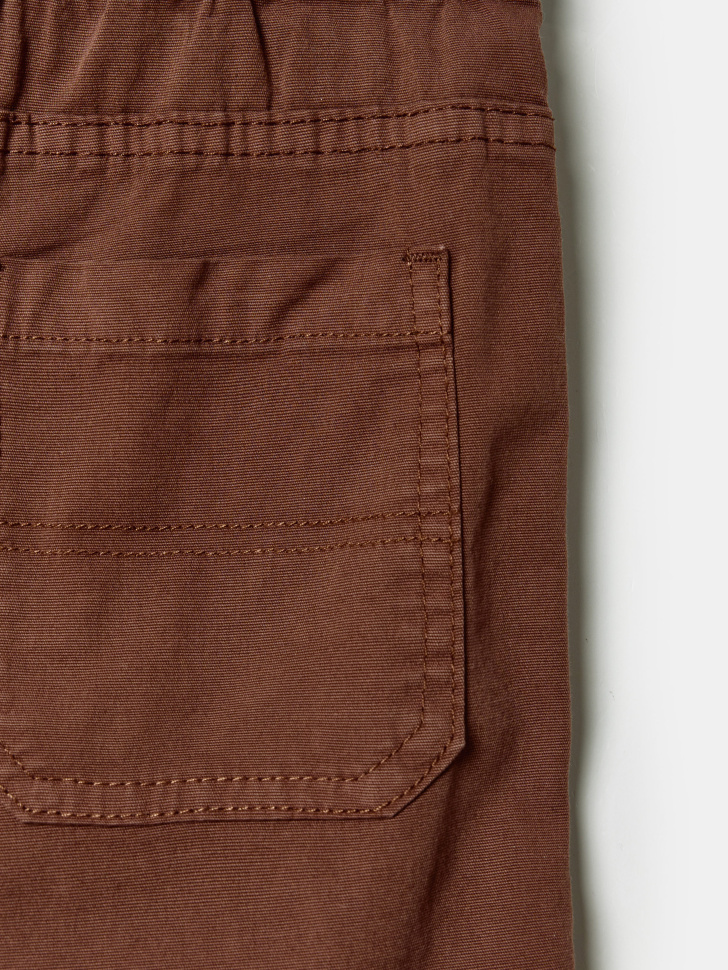 удлиненные шорты из хлопка для мальчиков из россии вид сбоку