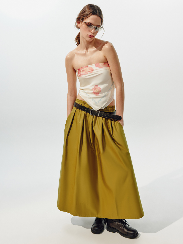 

Расклешенная юбка миди из линейки SELA Young, SL6804211901