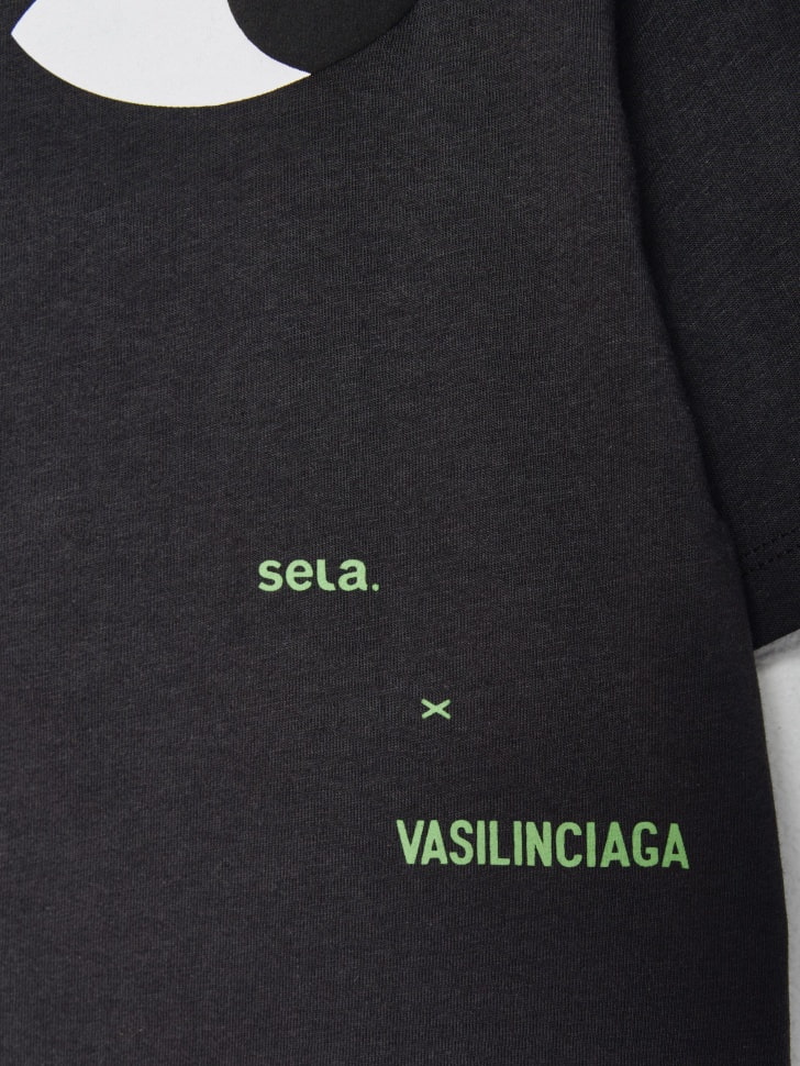 Футболка оверсайз для мальчиков из коллекции SELA х VASILINCIAGA. Фото №7