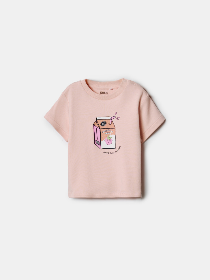 набор из 2 футболок для малышей из россии вид сбоку