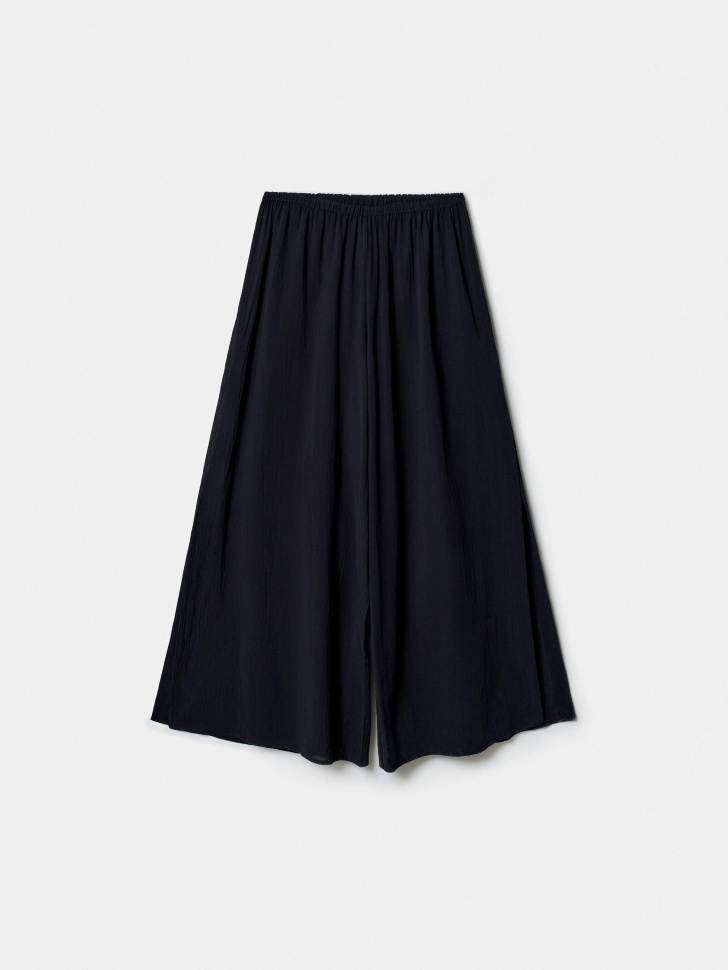 Пляжные брюки Sela из жатого хлопка, черный, арт. 52068