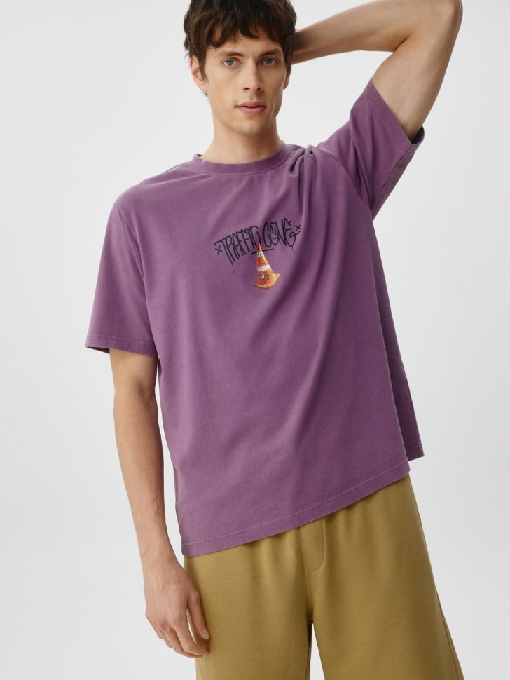 Футболка OVERSIZE FIT с принтом. Фото №4