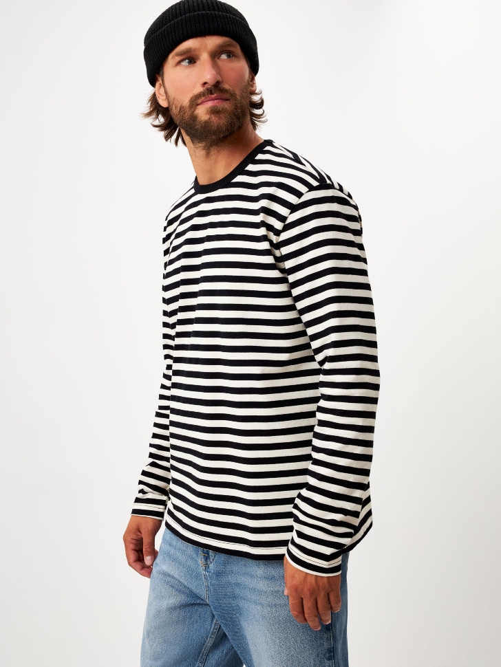 

Лонгслив REGULAR FIT в полоску