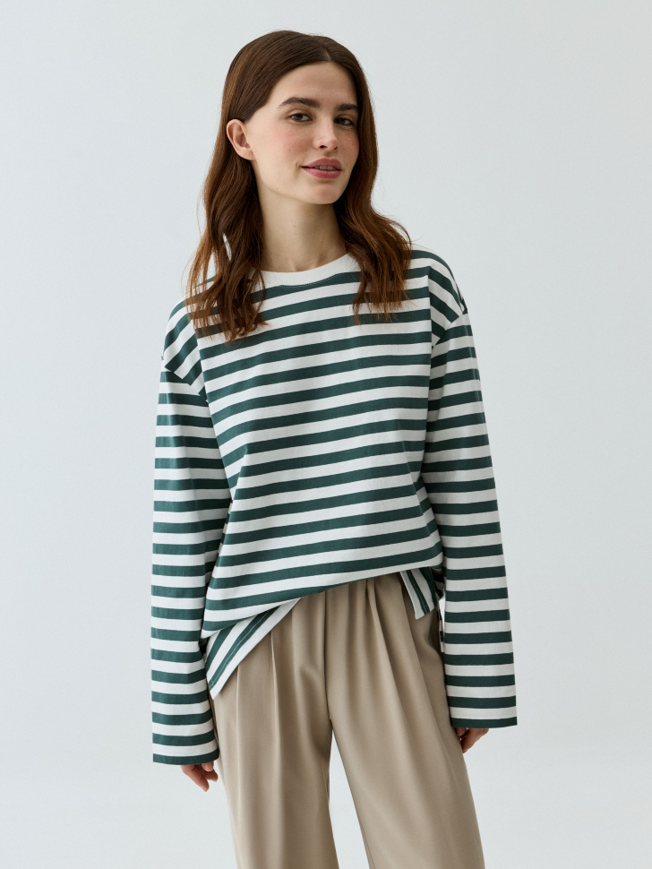 

Лонгслив ANNA OVERSIZE FIT