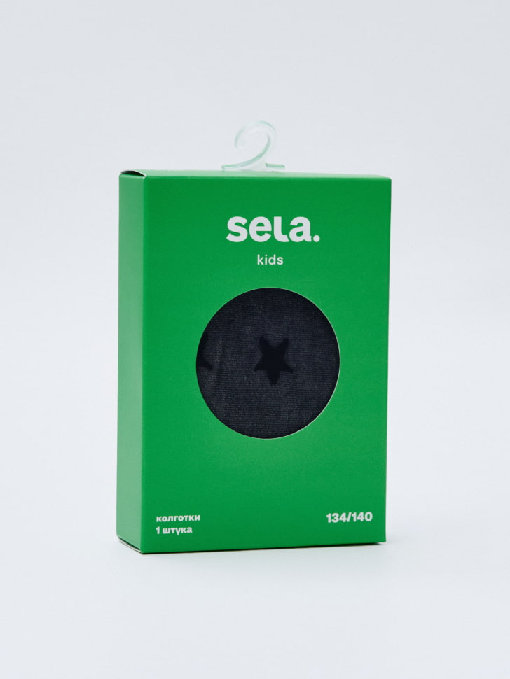 капроновые колготки со звездочками для девочек 4610517164506 фотография