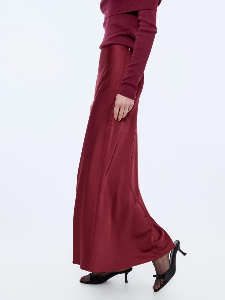 сатиновая юбка макси 4610517054012 в интернет магазине