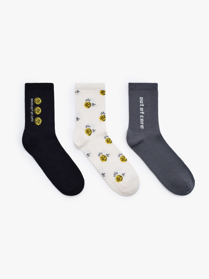 

Набор из 3 пар носков для мальчиков, 6802172482